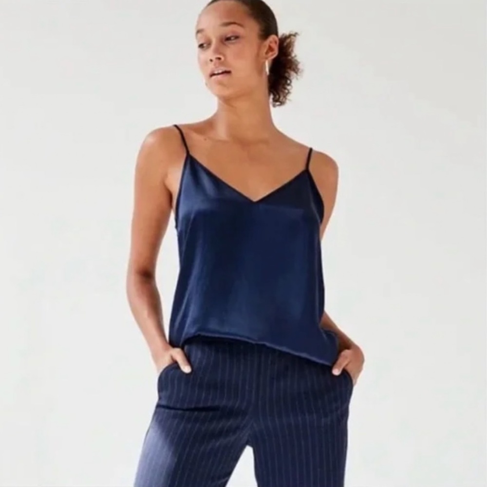 Wilfred free navy blue v neck camisole